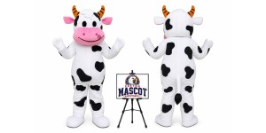 Farm Dairy Cow Mascot Costume Farm Dairy Cow Mascot Costume
