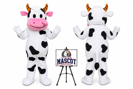Farm Dairy Cow Mascot Costume