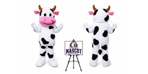 Farm Dairy Cow Mascot Costume Farm Dairy Cow Mascot Costume
