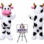 Farm Dairy Cow Mascot Costume