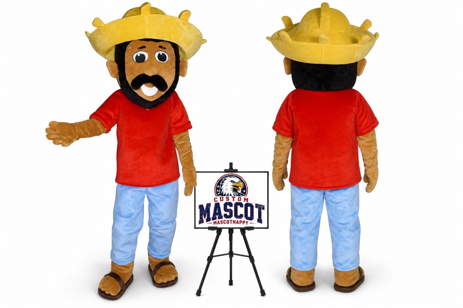 Farmer Mascot Costume Farmer Mascot Costume