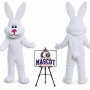 Fat Easter Rabbit Mascot Costume for Easter Events