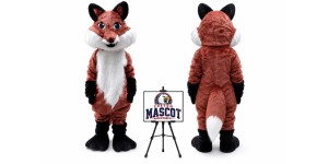Fat Fox Mascot Costume Fat Fox Mascot Costume