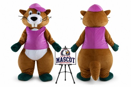 Fat Mouse Mascot Costume