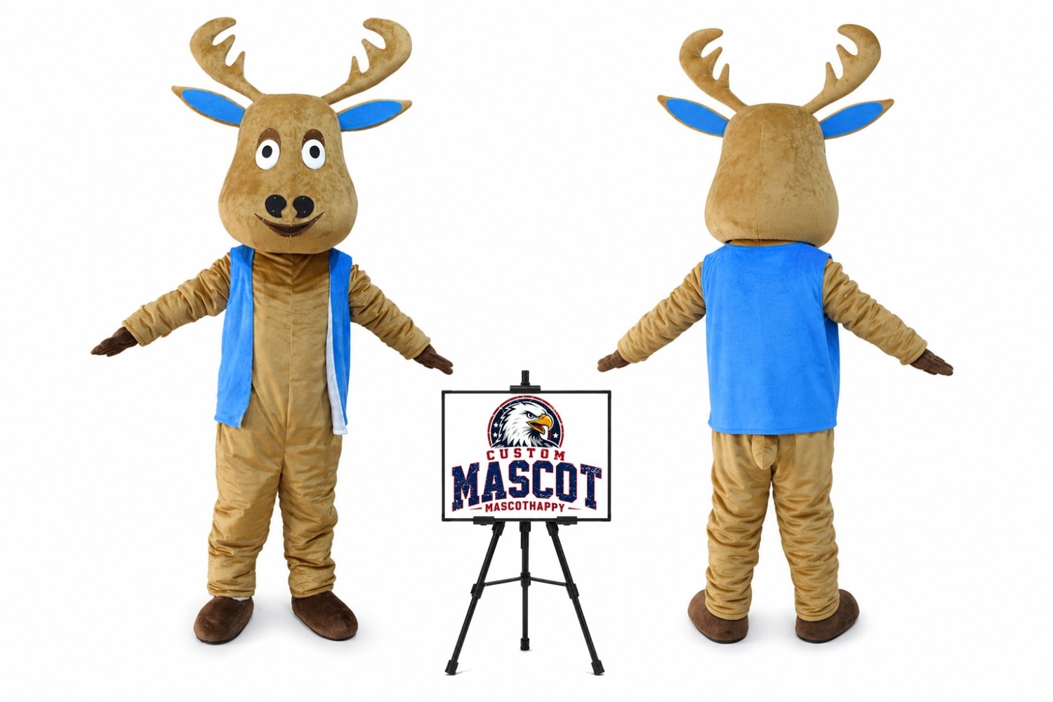 Fawn Deer Mascot Costume Fawn Deer Mascot Costume