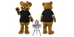 Female Bear Mascot Costume Female Bear Mascot Costume