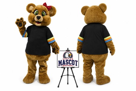 Female Bear Mascot Costume