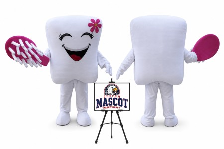 Female Tooth Teeth Mascot Costume