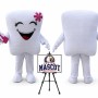 Female Tooth Teeth Mascot Costume