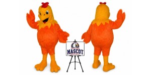 Ferocity Cock Chicken Mascot Costume Ferocity Cock Chicken Mascot Costume