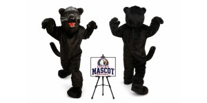 Fierce Panther Mascot Costume Fierce Panther Mascot Costume
