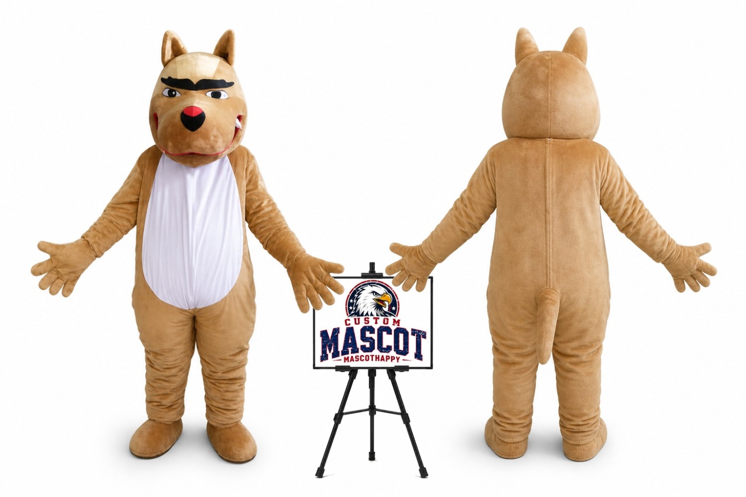 Fierce Dog Bulldog Animal Mascot Costume Fierce Dog Bulldog Animal Mascot Costume