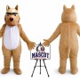 Fierce Dog Bulldog Animal Mascot Costume
