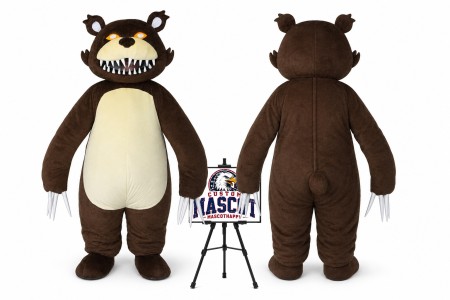 Fierce Fear Bear Mascot Costume