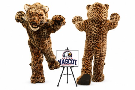 Fierce Leopard Jaguar Panther Mascot Costume