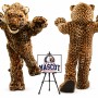 Fierce Leopard Jaguar Panther Mascot Costume