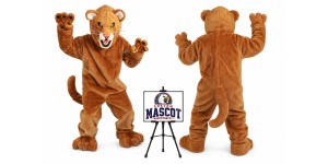 Fierce Mountain Lion Mascot Costume Fierce Mountain Lion Mascot Costume