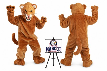 Fierce Mountain Lion Mascot Costume