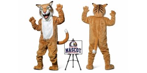 Fierce Wildcat Mascot Costume Fierce Wildcat Mascot Costume