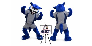 Fierce Wolf Mascot Costume Fierce Wolf Mascot Costume