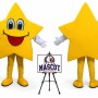 Five-Pointed Star Mascot Costume