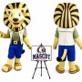 Folly Lion Mascot Costume