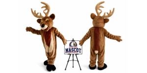 Forest Elk Deer Moose Mascot Costume Forest Elk Deer Moose Mascot Costume