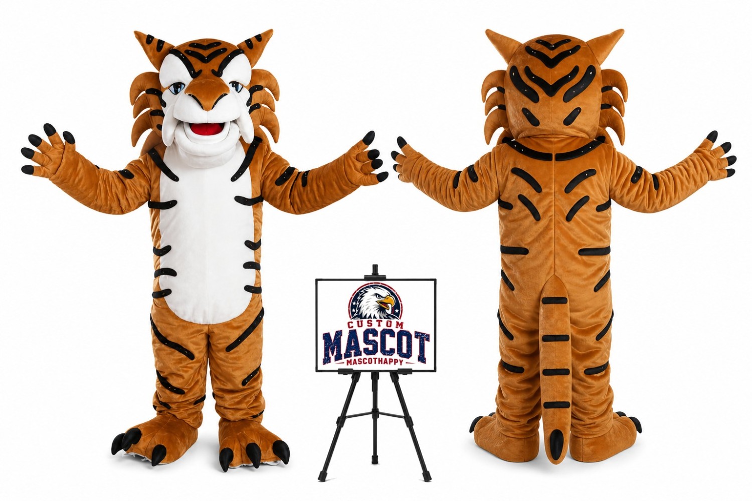 Forest Tiger Mascot Costume Forest Tiger Mascot Costume