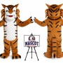 Forest Tiger Mascot Costume