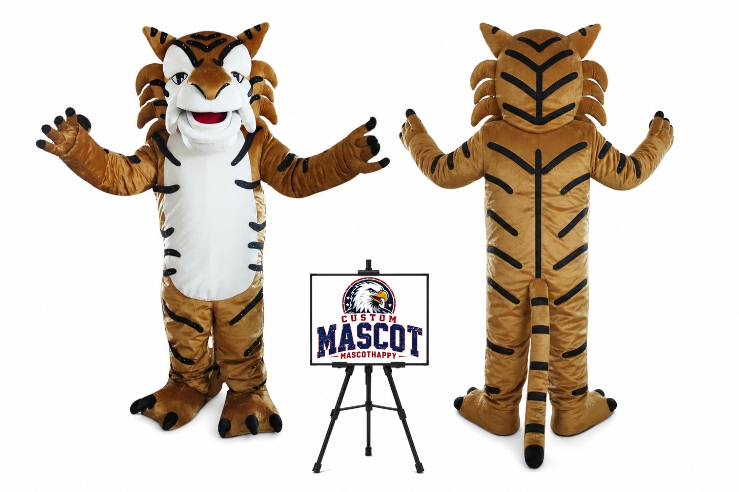 Forest Tiger Mascot Costume Forest Tiger Mascot Costume