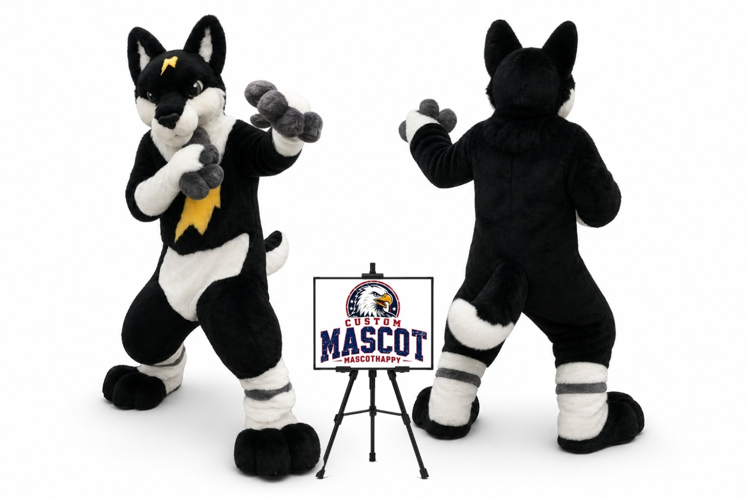 Fox Dog Wolf Mascot Costume Fox Dog Wolf Mascot Costume