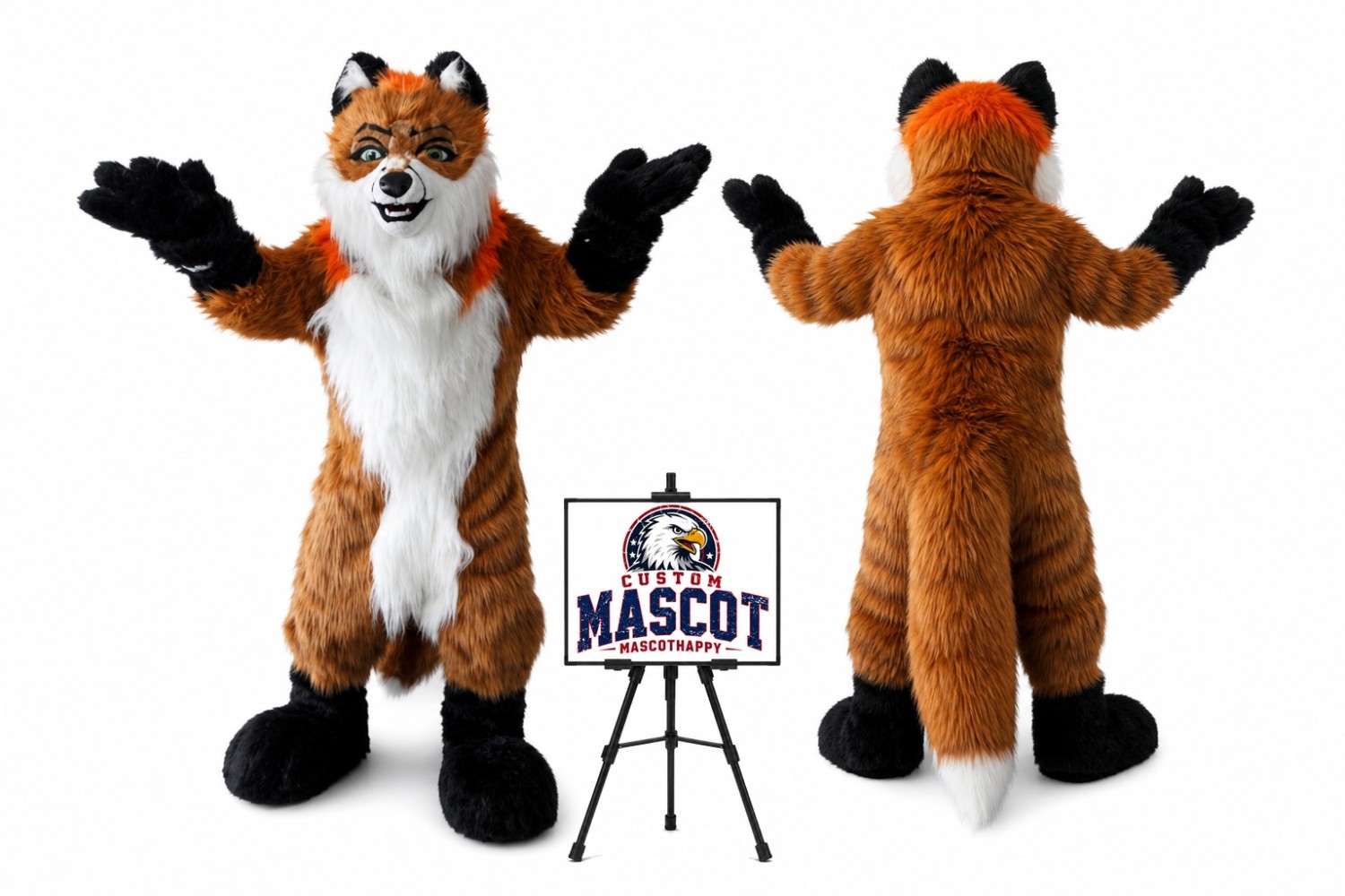 Fox Fursuit Mascot Costume Fox Fursuit Mascot Costume
