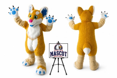 Fox Wolf Dog Fursuit Mascot Costume
