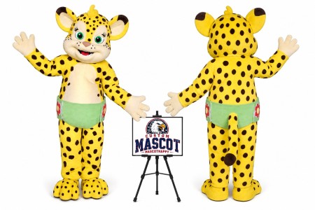 Franny Baby Cheetah Party Mascot Costume