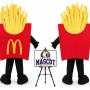 French Fries Mascot Costume