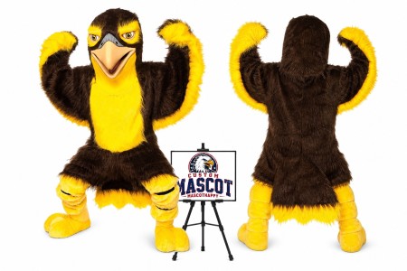 Friendly Falcon Eagle Mascot Costume