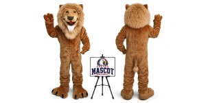 Friendly Lion Mascot Costume Friendly Lion Mascot Costume