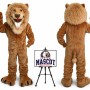 Friendly Lion Mascot Costume