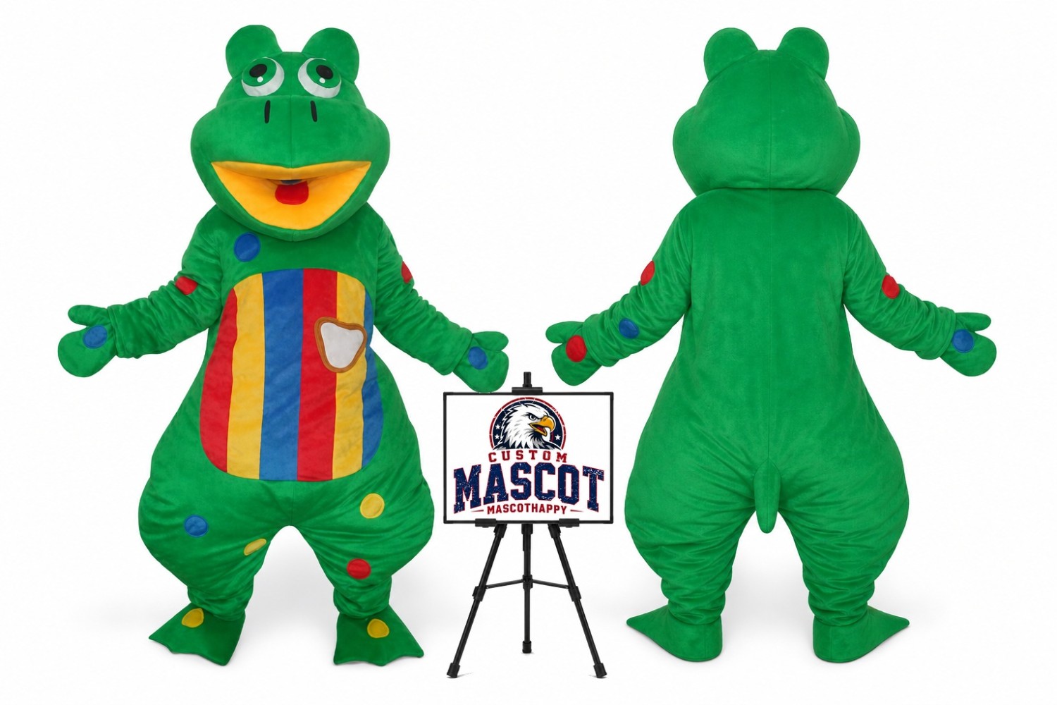 Frog Prince Mascot Costume Frog Prince Mascot Costume