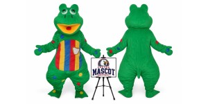 Frog Prince Mascot Costume Frog Prince Mascot Costume
