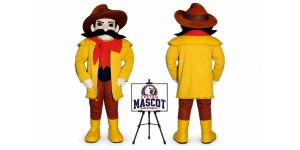 Frontiersman Mascot Costume Frontiersman Mascot Costume