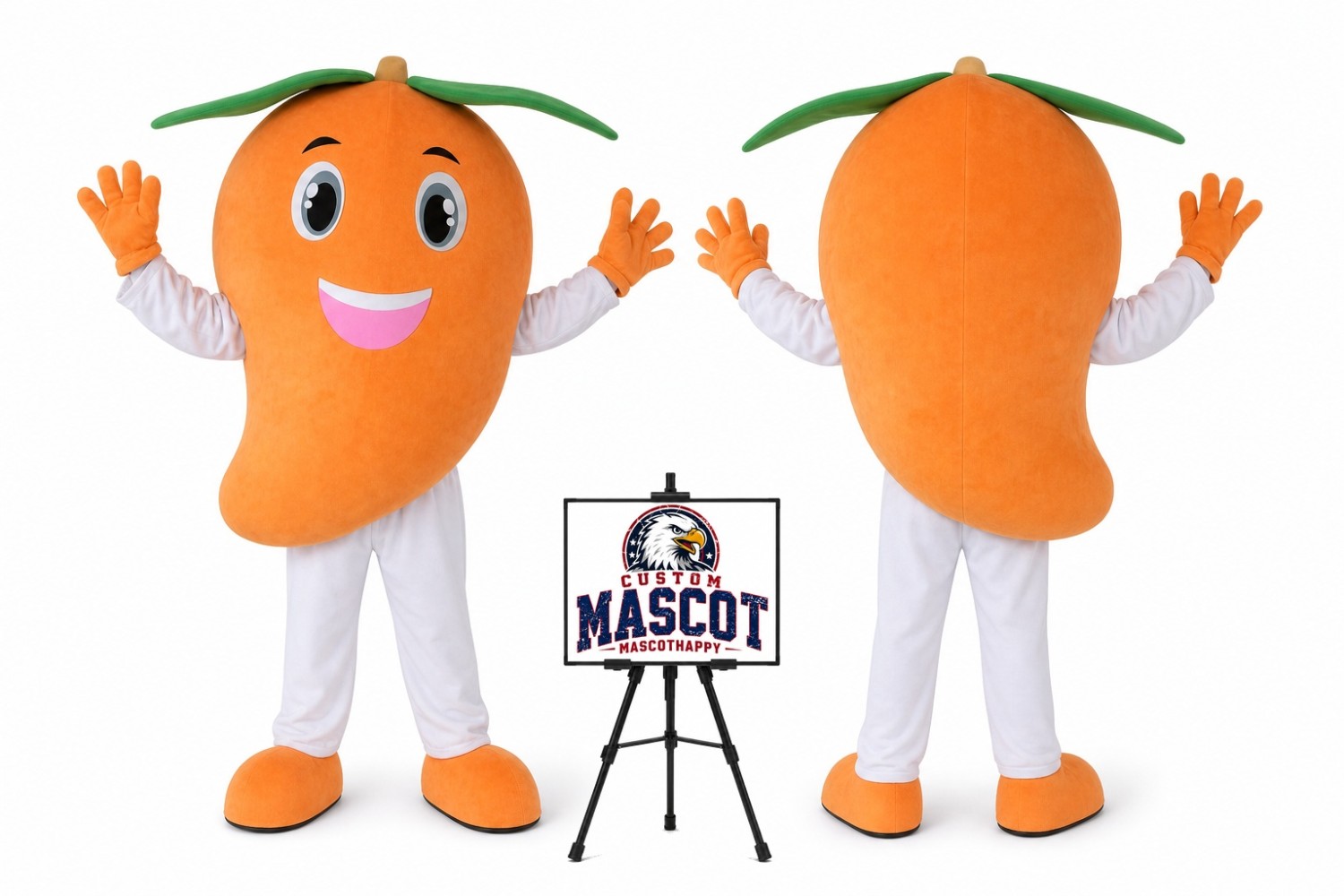 Fruit Mango Mascot Costume for Food Events Fruit Mango Mascot Costume for Food Events
