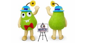 Fruit Pear Mascot Costume Fruit Pear Mascot Costume