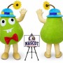 Fruit Pear Mascot Costume