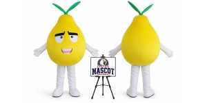 Fruit Plant Pear Mascot Costume Fruit Plant Pear Mascot Costume