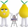 Fruit Plant Pear Mascot Costume
