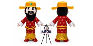 Fu Lu Shou Adult Mascot Costume Fu Lu Shou Adult Mascot Costume