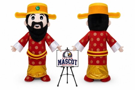 Fu Lu Shou Adult Mascot Costume