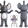 Funny Adult Elephant Mascot Costume