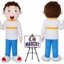Funny Boy Mascot Costume